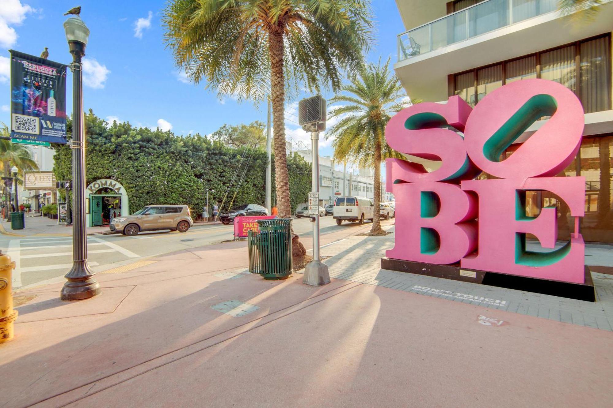 Chic Large Studio Apt Near Ocean Drive South Beach Miami Beach Luaran gambar